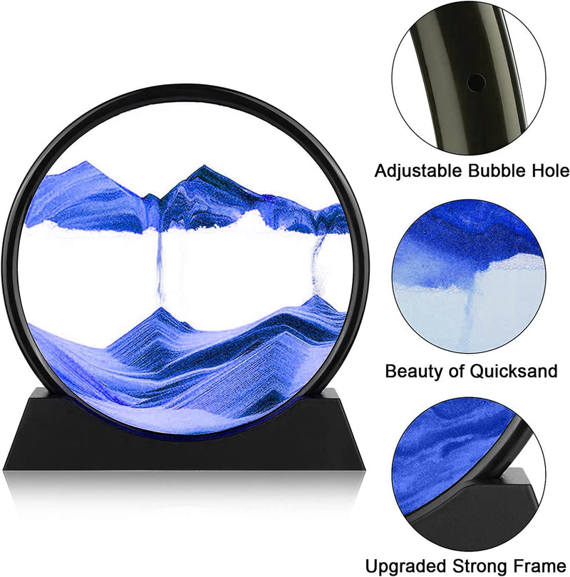 Relaxing Kinetic Sandscape Art Table Desk